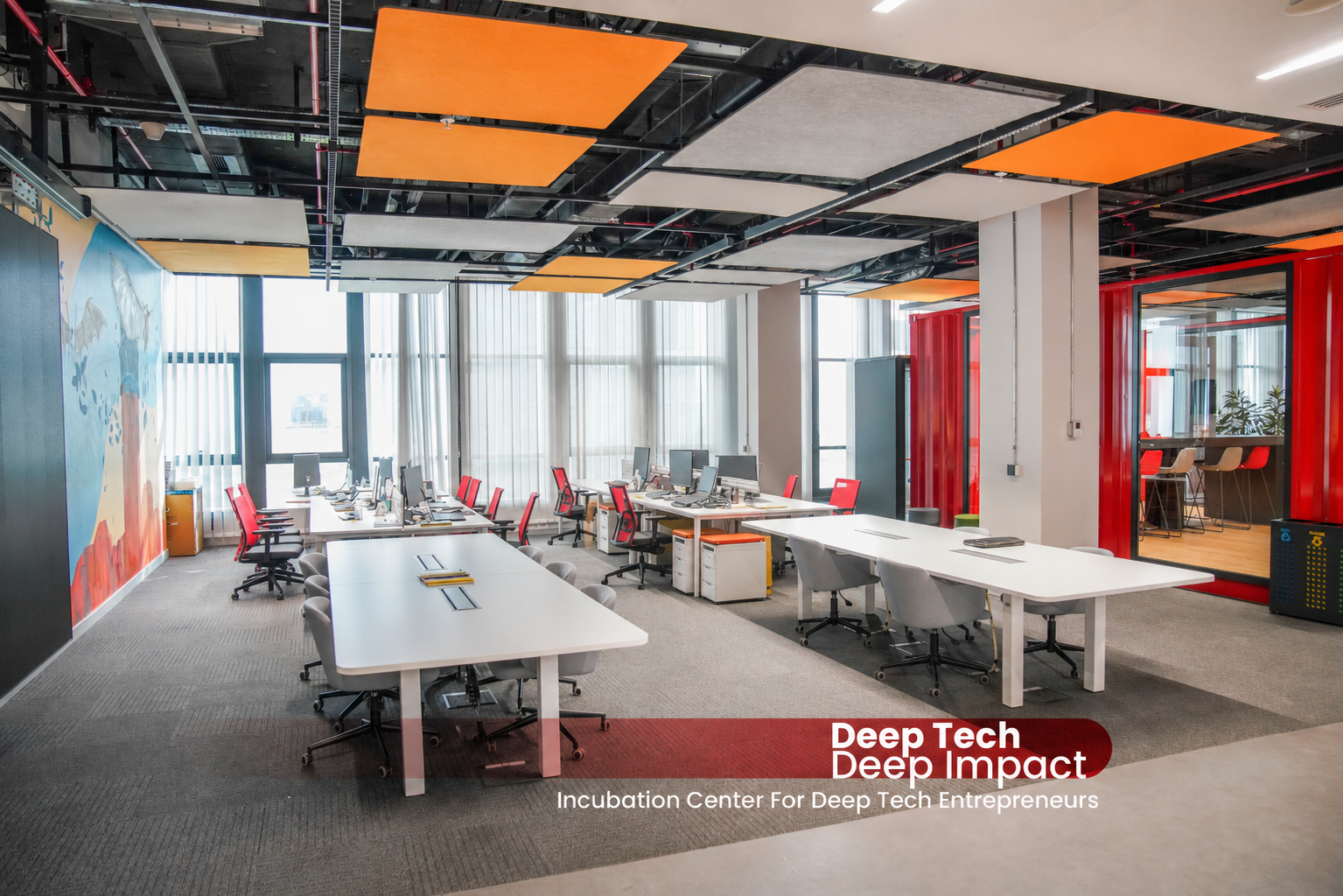 Modern workspace at Teknopark Istanbul